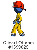Blue Design Mascot Clipart #1599823 by Leo Blanchette