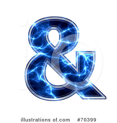Royalty-Free (RF) Blue Electric Symbol Clipart Illustration by chrisroll - Stock Sample #70399