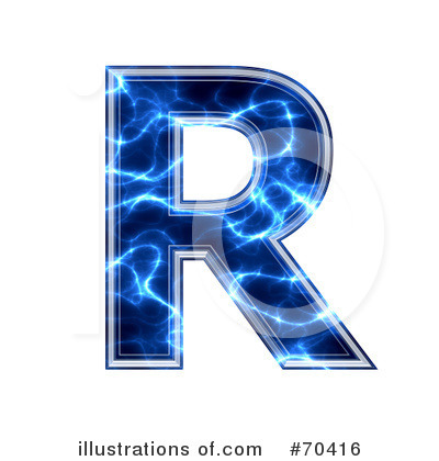Royalty-Free (RF) Blue Electric Symbol Clipart Illustration by chrisroll - Stock Sample #70416
