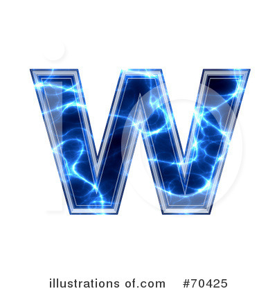 Royalty-Free (RF) Blue Electric Symbol Clipart Illustration by chrisroll - Stock Sample #70425
