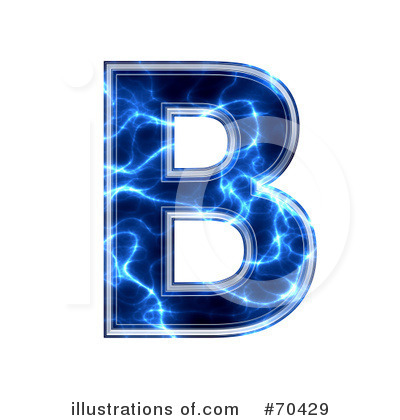 Royalty-Free (RF) Blue Electric Symbol Clipart Illustration by chrisroll - Stock Sample #70429