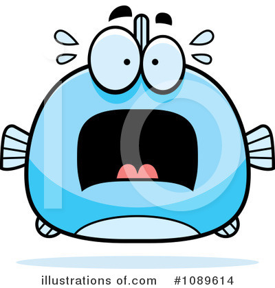 Royalty-Free (RF) Blue Fish Clipart Illustration by Cory Thoman - Stock Sample #1089614
