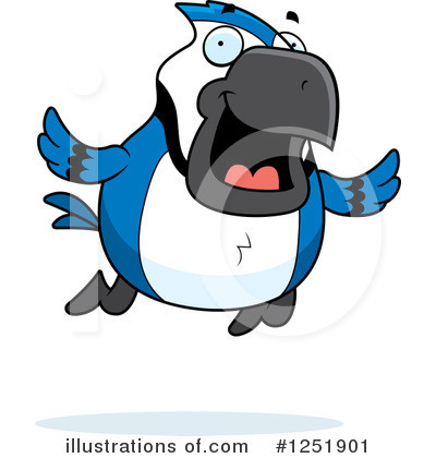 Royalty-Free (RF) Blue Jay Clipart Illustration by Cory Thoman - Stock Sample #1251901