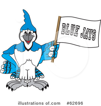 Blue Jay Mascot Clipart #62696 by Mascot Junction