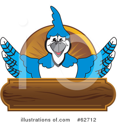 Blue Jay Mascot Clipart #62712 by Mascot Junction