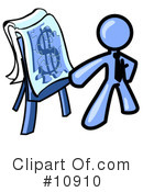 Blue Man Clipart #10910 by Leo Blanchette