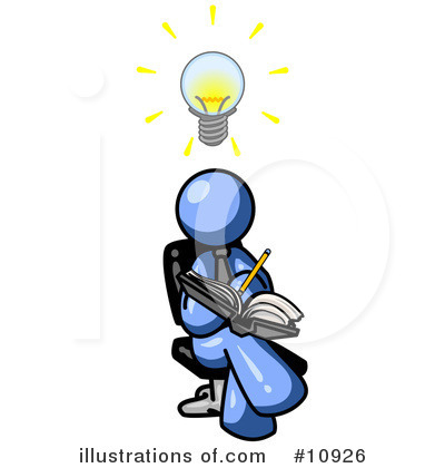 Brainstorming Clipart #10926 by Leo Blanchette