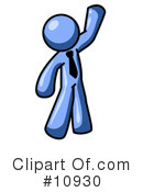 Blue Man Clipart #10930 by Leo Blanchette