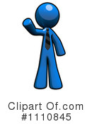 Blue Man Clipart #1110845 by Leo Blanchette