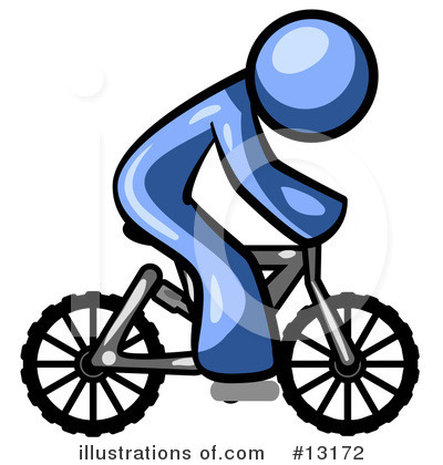 Bicycle Clipart #13172 by Leo Blanchette