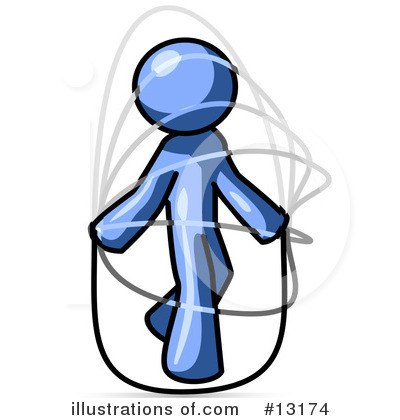 Jumping Rope Clipart #13174 by Leo Blanchette