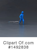 Blue Man Clipart #1492838 by Julos