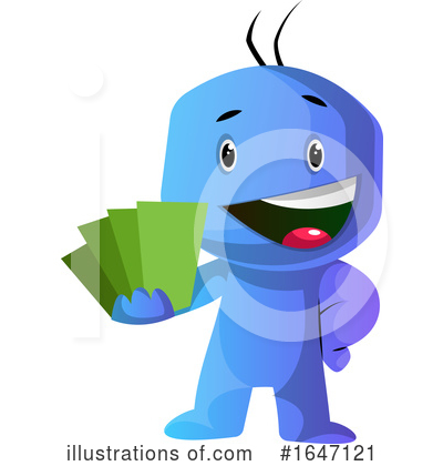 Royalty-Free (RF) Blue Man Clipart Illustration by Morphart Creations - Stock Sample #1647121
