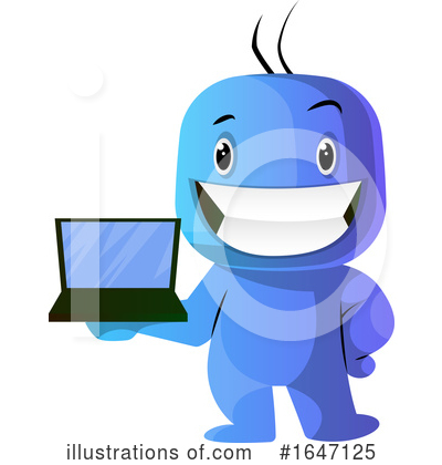 Royalty-Free (RF) Blue Man Clipart Illustration by Morphart Creations - Stock Sample #1647125