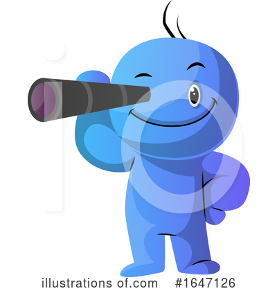 Royalty-Free (RF) Blue Man Clipart Illustration by Morphart Creations - Stock Sample #1647126