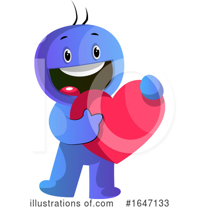 Royalty-Free (RF) Blue Man Clipart Illustration by Morphart Creations - Stock Sample #1647133