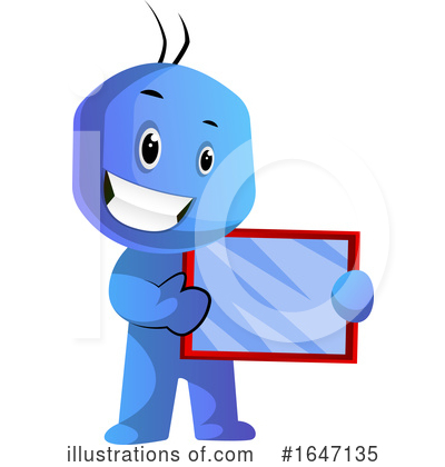 Royalty-Free (RF) Blue Man Clipart Illustration by Morphart Creations - Stock Sample #1647135