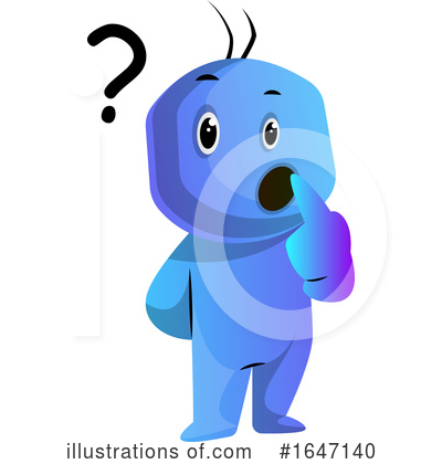 Royalty-Free (RF) Blue Man Clipart Illustration by Morphart Creations - Stock Sample #1647140