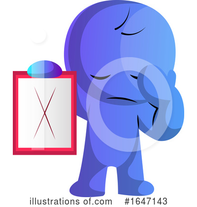 Royalty-Free (RF) Blue Man Clipart Illustration by Morphart Creations - Stock Sample #1647143