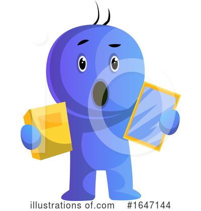 Royalty-Free (RF) Blue Man Clipart Illustration by Morphart Creations - Stock Sample #1647144