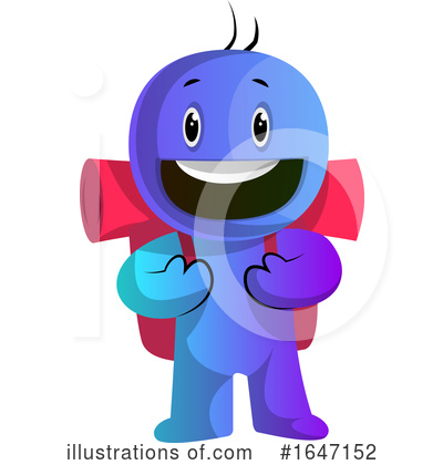 Royalty-Free (RF) Blue Man Clipart Illustration by Morphart Creations - Stock Sample #1647152