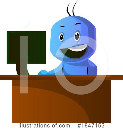 Royalty-Free (RF) Blue Man Clipart Illustration by Morphart Creations - Stock Sample #1647153