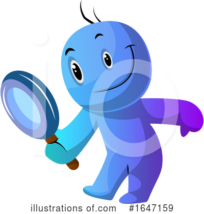 Royalty-Free (RF) Blue Man Clipart Illustration by Morphart Creations - Stock Sample #1647159