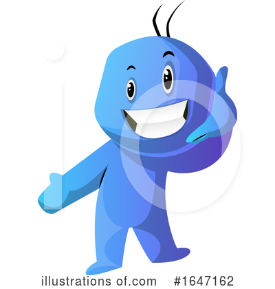 Royalty-Free (RF) Blue Man Clipart Illustration by Morphart Creations - Stock Sample #1647162