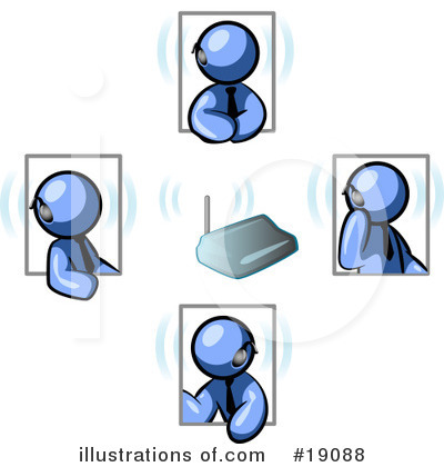 Headset Clipart #19088 by Leo Blanchette