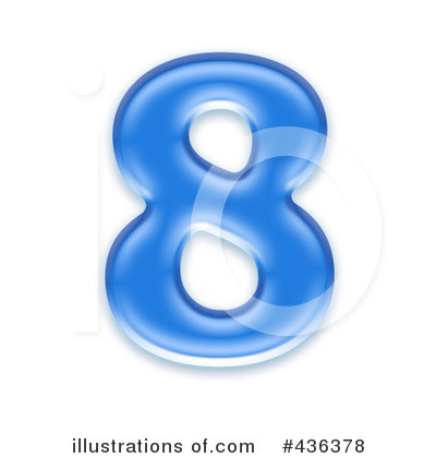 Royalty-Free (RF) Blue Number Clipart Illustration by chrisroll - Stock Sample #436378