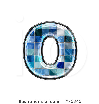 Royalty-Free (RF) Blue Tile Symbol Clipart Illustration by chrisroll - Stock Sample #75845
