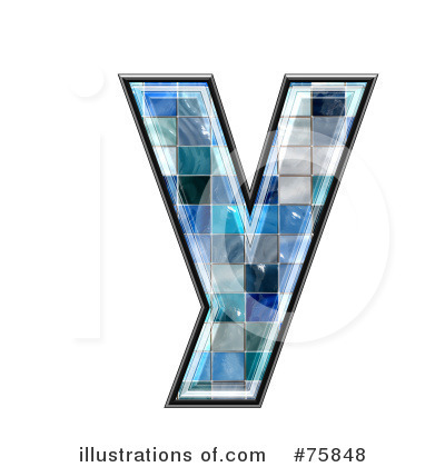 Royalty-Free (RF) Blue Tile Symbol Clipart Illustration by chrisroll - Stock Sample #75848