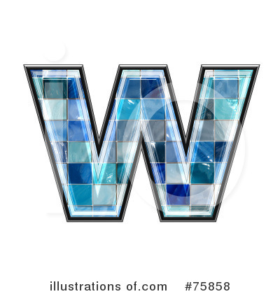 Blue Tile Symbol Clipart #75858 by chrisroll