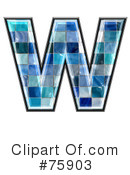 Blue Tile Symbol Clipart #75903 by chrisroll