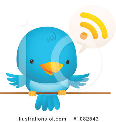 Royalty-Free (RF) Bluebird Clipart Illustration by Qiun - Stock Sample #1082543