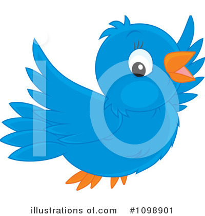 Bluebird Clipart #1098901 by Alex Bannykh