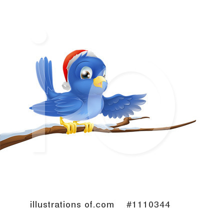 Royalty-Free (RF) Bluebird Clipart Illustration by AtStockIllustration - Stock Sample #1110344