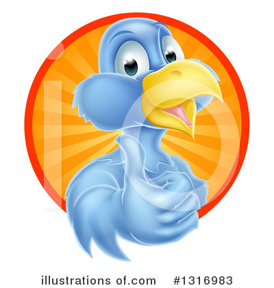 Royalty-Free (RF) Bluebird Clipart Illustration by AtStockIllustration - Stock Sample #1316983