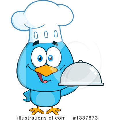 Royalty-Free (RF) Bluebird Clipart Illustration by Hit Toon - Stock Sample #1337873