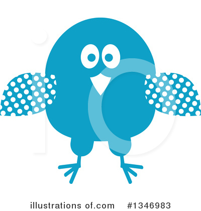 Royalty-Free (RF) Bluebird Clipart Illustration by Vector Tradition SM - Stock Sample #1346983