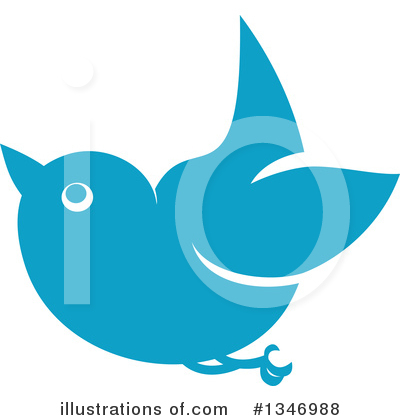 Bluebird Clipart #1346988 by Vector Tradition SM