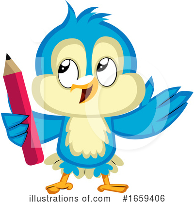 Royalty-Free (RF) Bluebird Clipart Illustration by Morphart Creations - Stock Sample #1659406