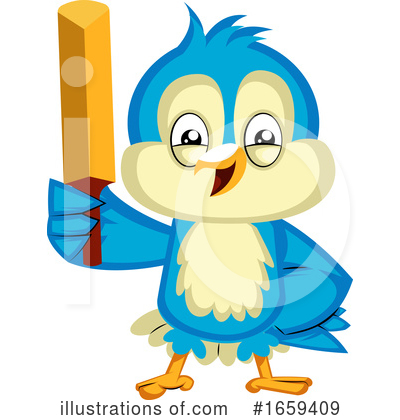 Royalty-Free (RF) Bluebird Clipart Illustration by Morphart Creations - Stock Sample #1659409