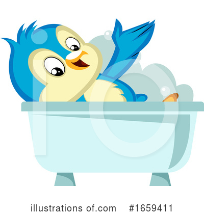 Royalty-Free (RF) Bluebird Clipart Illustration by Morphart Creations - Stock Sample #1659411