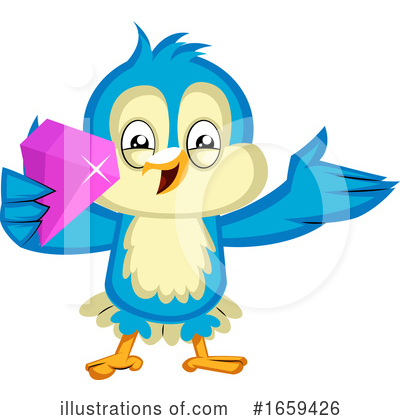 Royalty-Free (RF) Bluebird Clipart Illustration by Morphart Creations - Stock Sample #1659426