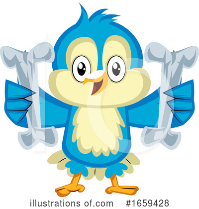 Royalty-Free (RF) Bluebird Clipart Illustration by Morphart Creations - Stock Sample #1659428