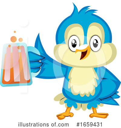 Royalty-Free (RF) Bluebird Clipart Illustration by Morphart Creations - Stock Sample #1659431
