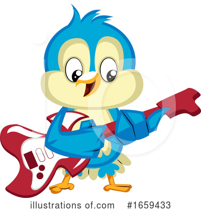Royalty-Free (RF) Bluebird Clipart Illustration by Morphart Creations - Stock Sample #1659433