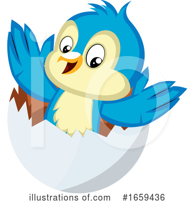 Royalty-Free (RF) Bluebird Clipart Illustration by Morphart Creations - Stock Sample #1659436