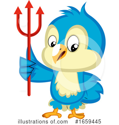 Royalty-Free (RF) Bluebird Clipart Illustration by Morphart Creations - Stock Sample #1659445